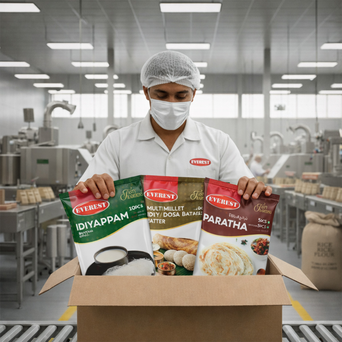 Automated food packaging line